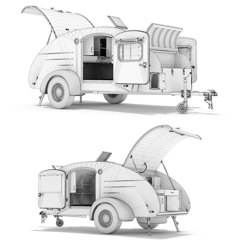 Teardrop Trailer чертежи
