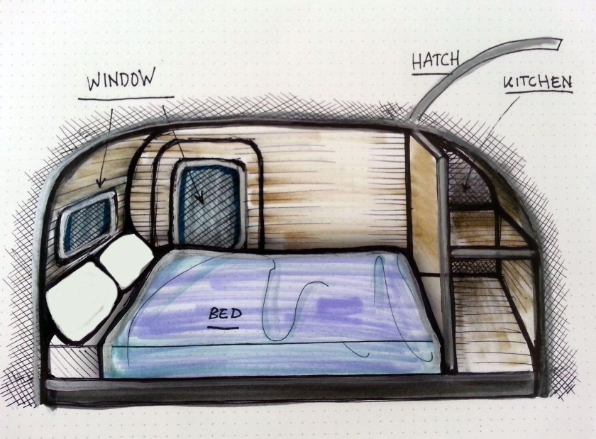 Автодом прицеп чертежи