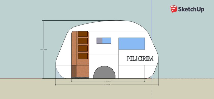 Чертеж кемпера Пилигрим