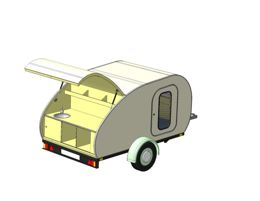 Прицеп жилой модуль АНВИР