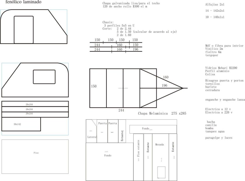 Чертежи автодома капля