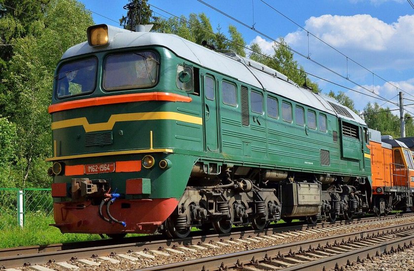 Тепловоз м62 1564