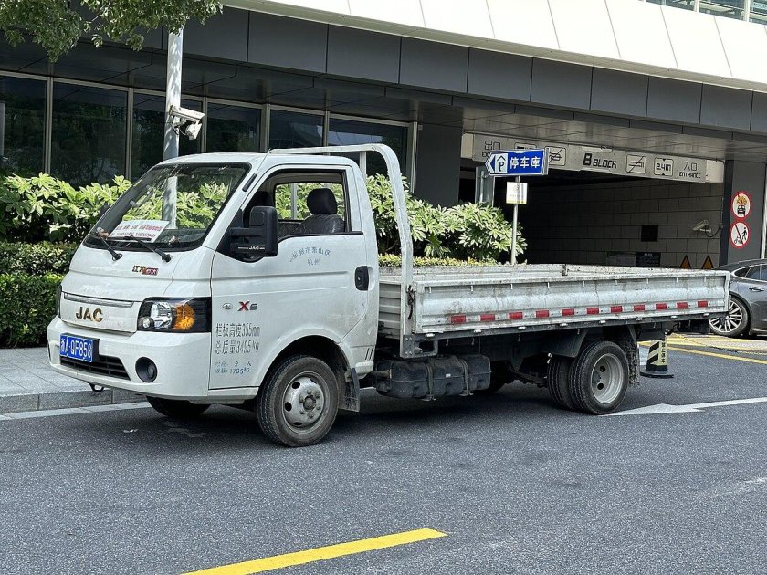 Эвакуатор JAC Размеры