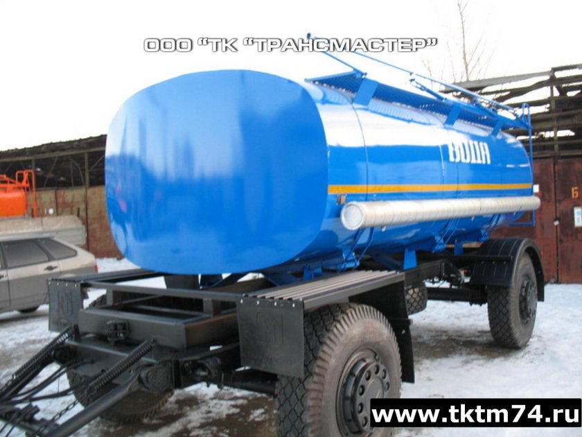 Прицеп-цистерну 500 литров для воды с ПСМ