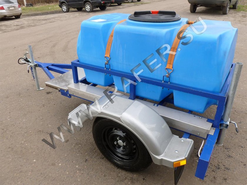 Прицеп цистерна для питьевой воды 500 л
