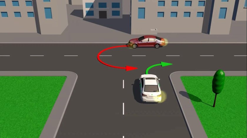 Ситуация на перекрестке