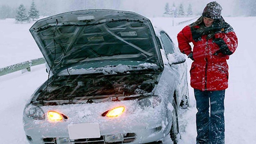 Машина зима