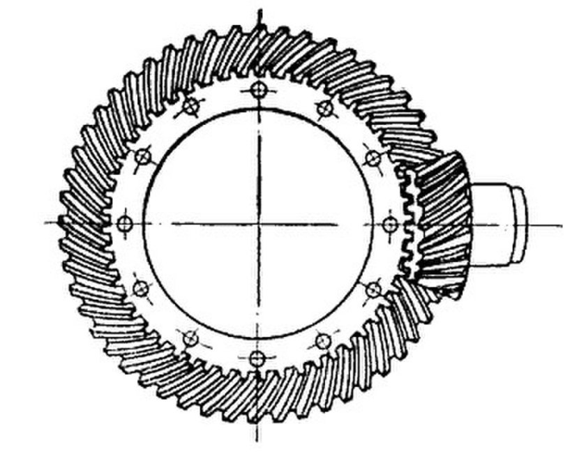 Коническая гипоидная Главная передача
