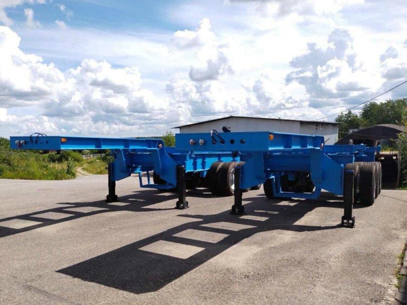 Полуприцеп контейнеровоз самосвальный