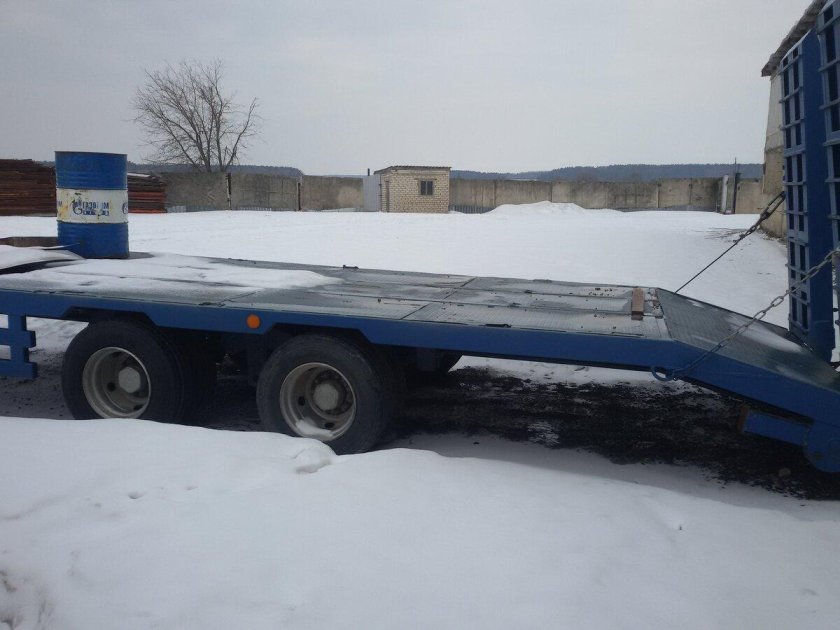 Прицеп трал Мюллер 1985 года выпуска