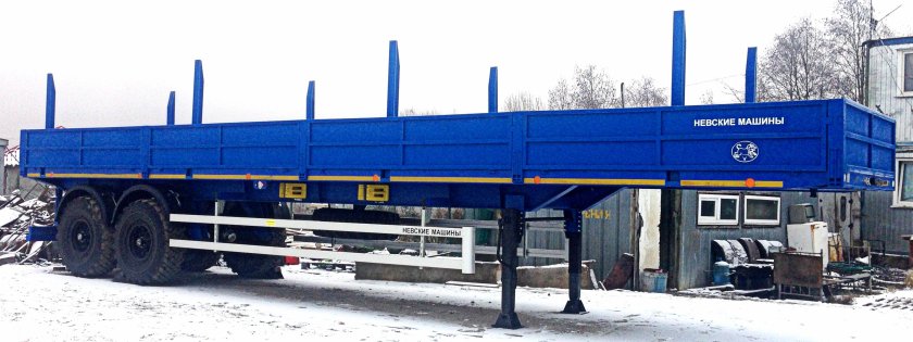 Полуприцеп бортовой вездеход