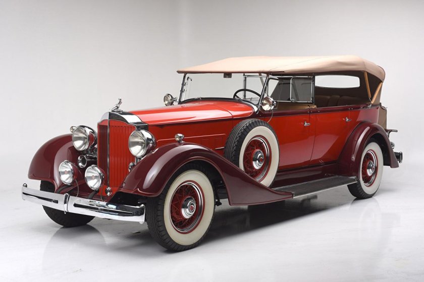 Паккард 1934 красный