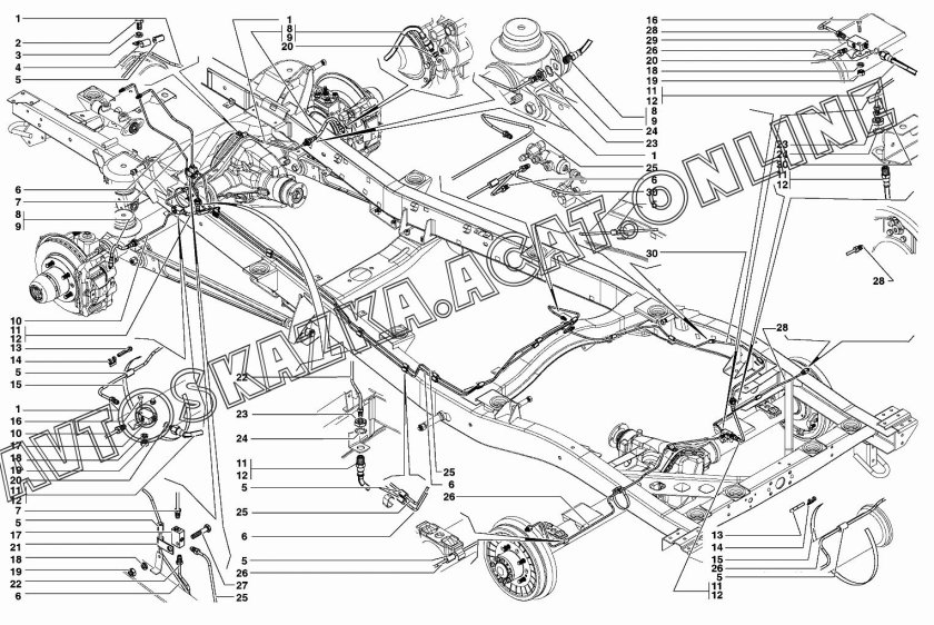 Тормозная система УАЗ 390944