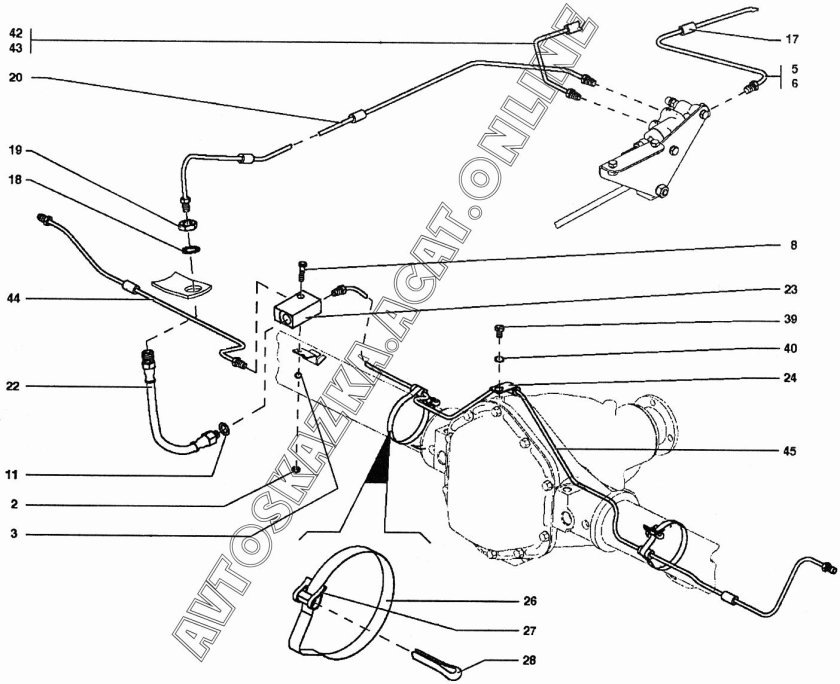 Тормозная система УАЗ 220695