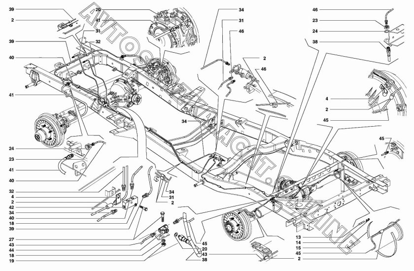УАЗ Патриот 3163 тормозная система