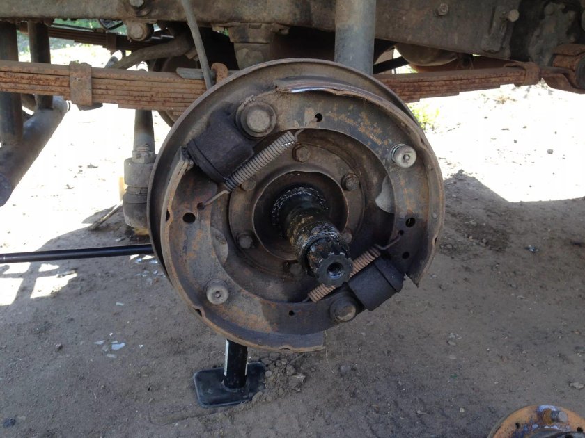 Диск опорный переднего тормоза УАЗ 469