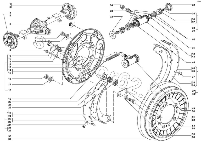 3151-3501028-10 Эксцентрик тормоза УАЗ