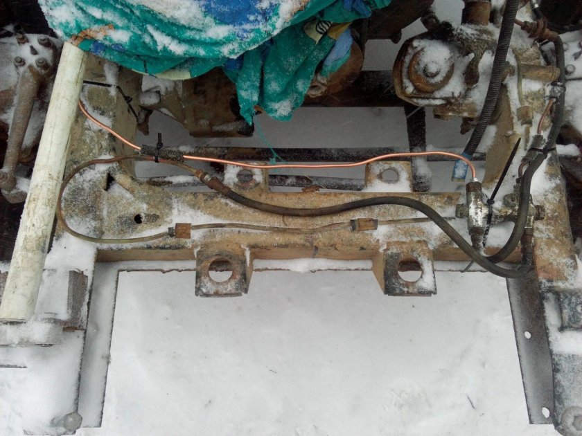 Тормозная магистраль УАЗ 469