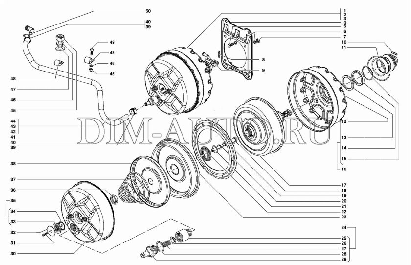 Вакуумный усилитель УАЗ 3151