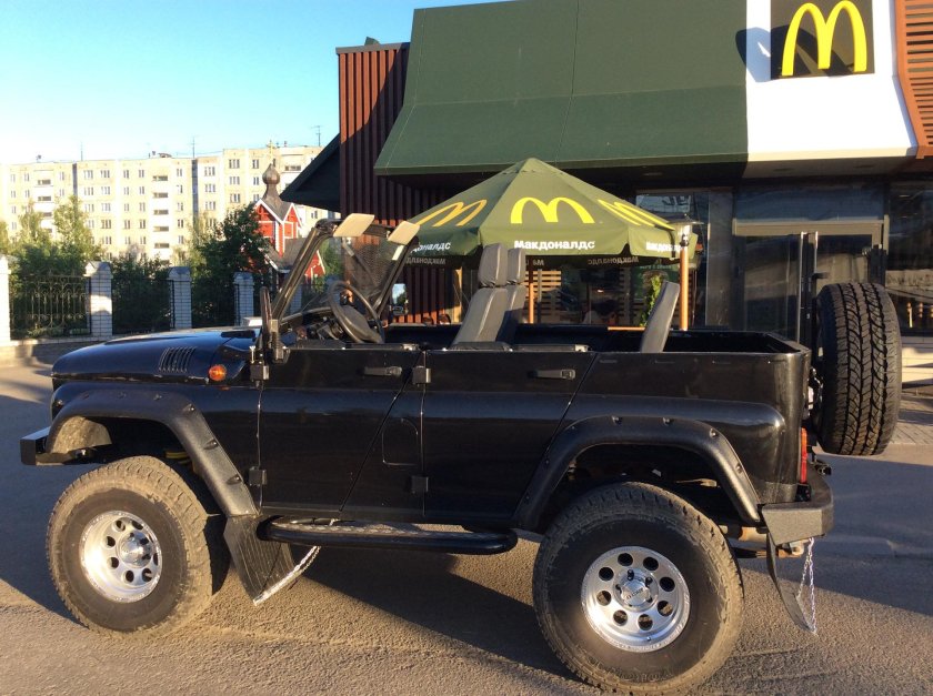 УАЗ 469 оффроад без крыши