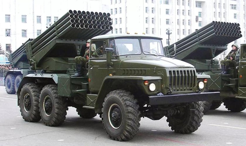 Урал 4320 град БМ-21