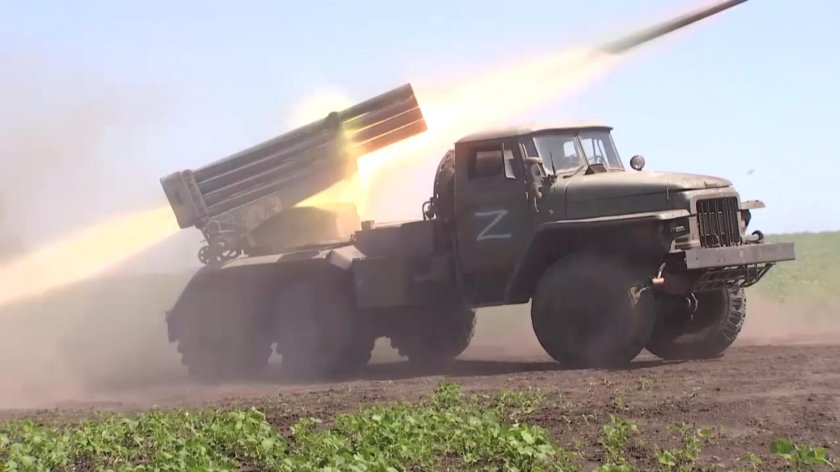 Батарея РСЗО БМ-21 «град»