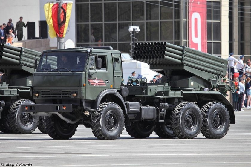 2б26 РСЗО град КАМАЗ