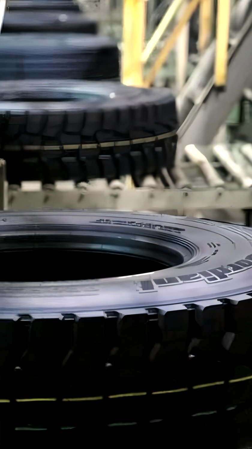 Конвейер с шинами