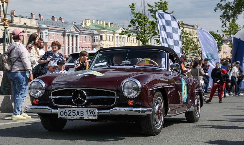 Парад ретро машин