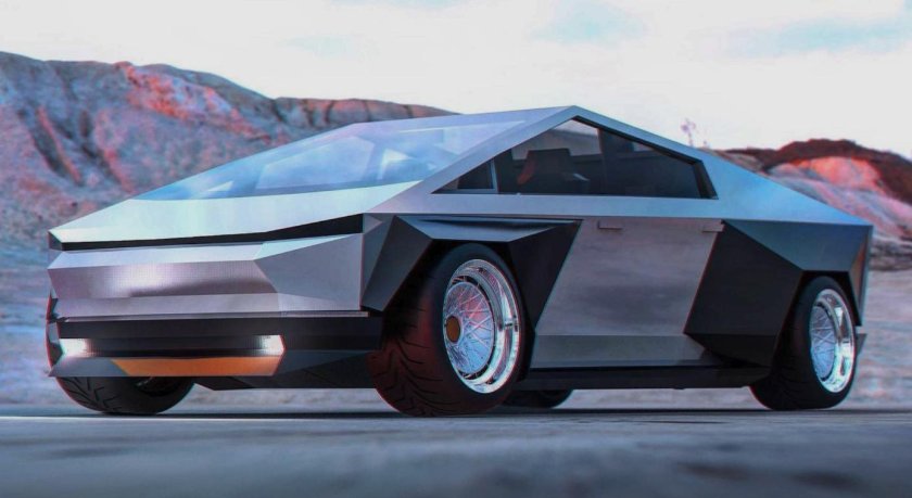 Машина Tesla Cyber Truck
