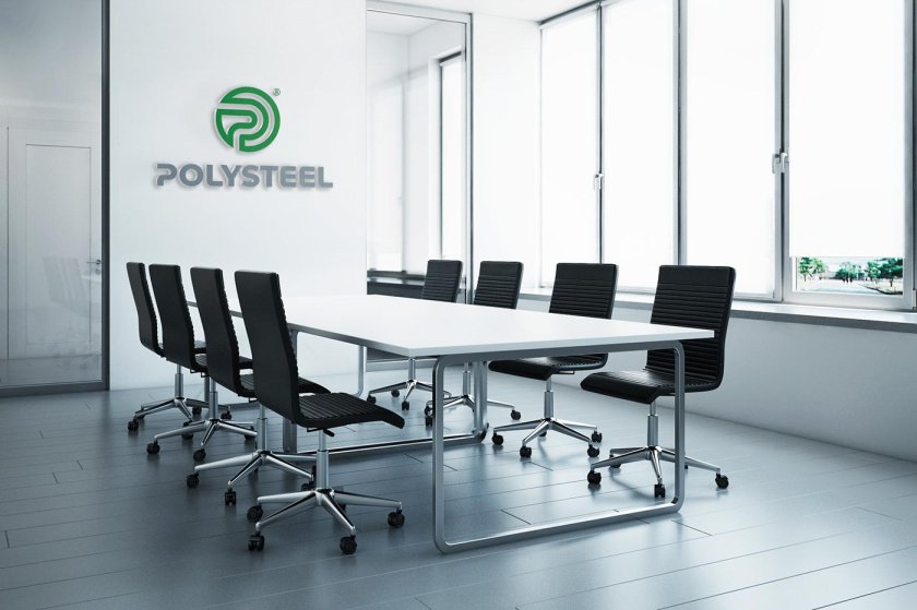 Логотип в интерьере офиса