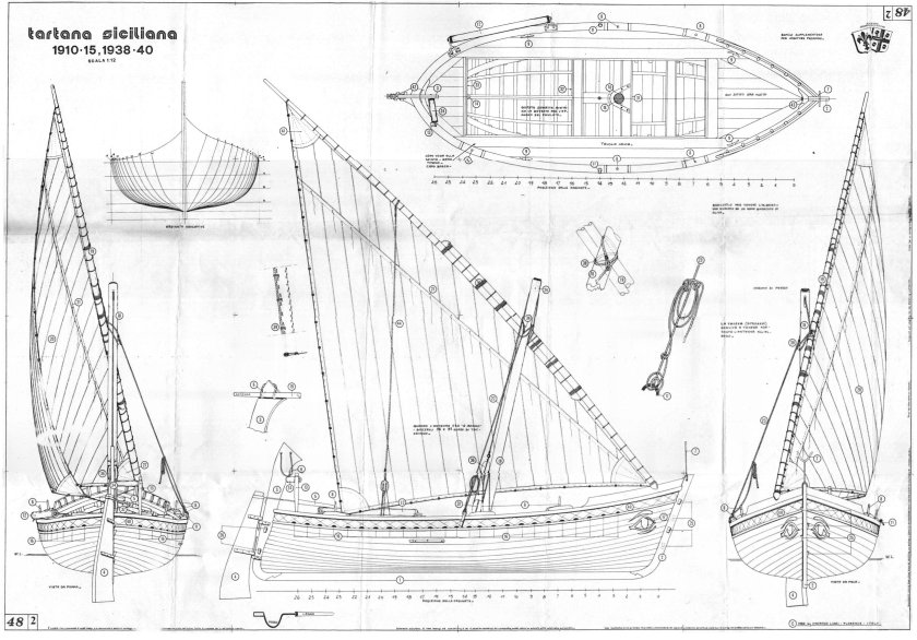 Чертежи парусных лодок для судомоделистов