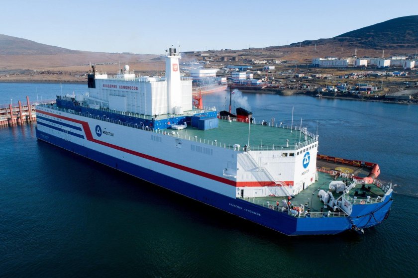 Академик Ломоносов плавучая атомная электростанция