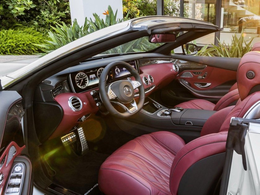 Mercedes AMG s63 Cabriolet салон