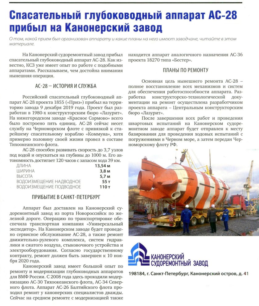 Глубоководный аппарат АС-20