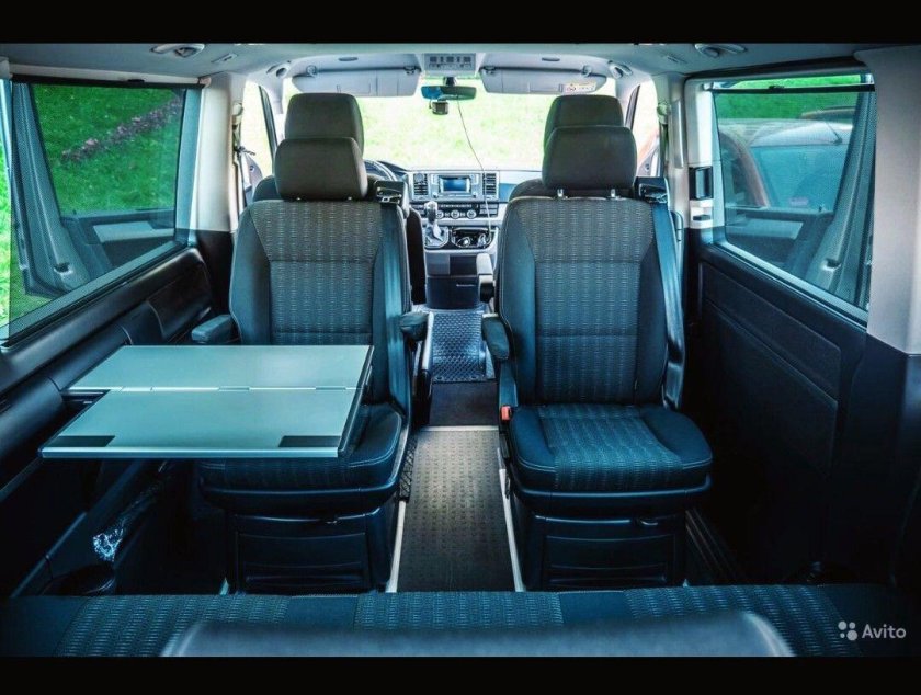 Volkswagen Multivan t6 салон