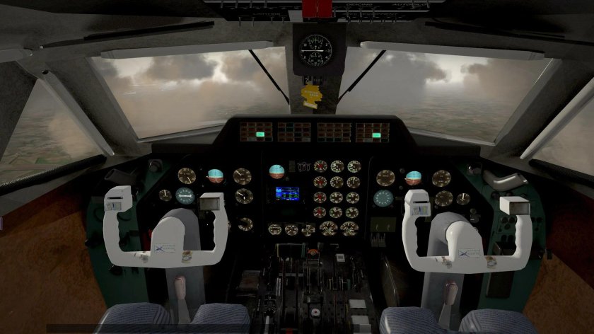 Let l-410uvp Turbolet кабина