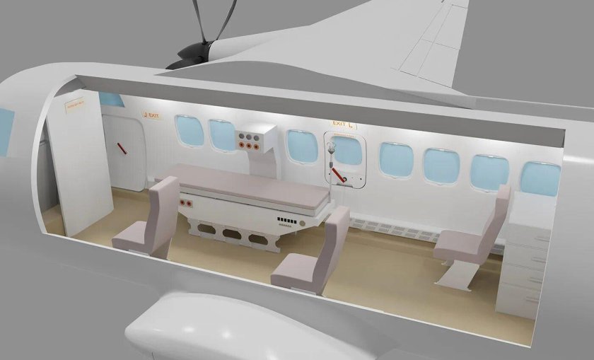 L 410 самолет салон