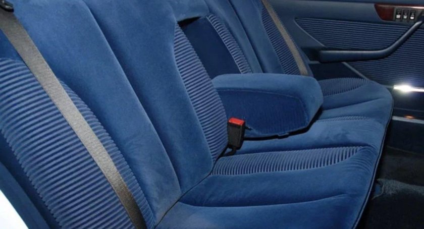 Mercedes 124 велюровый салон