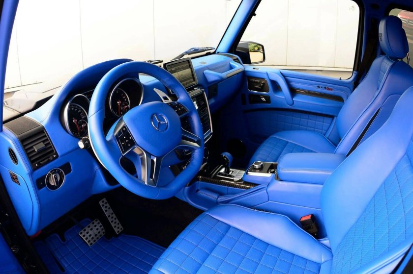 Гелендваген Брабус голубой