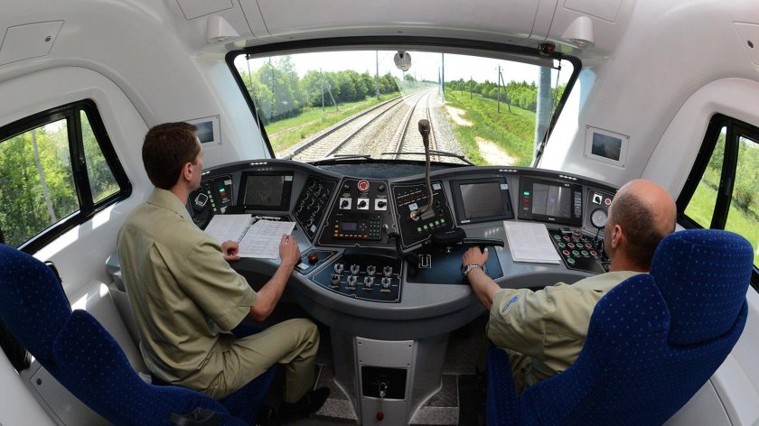 Сапсан кабина машиниста