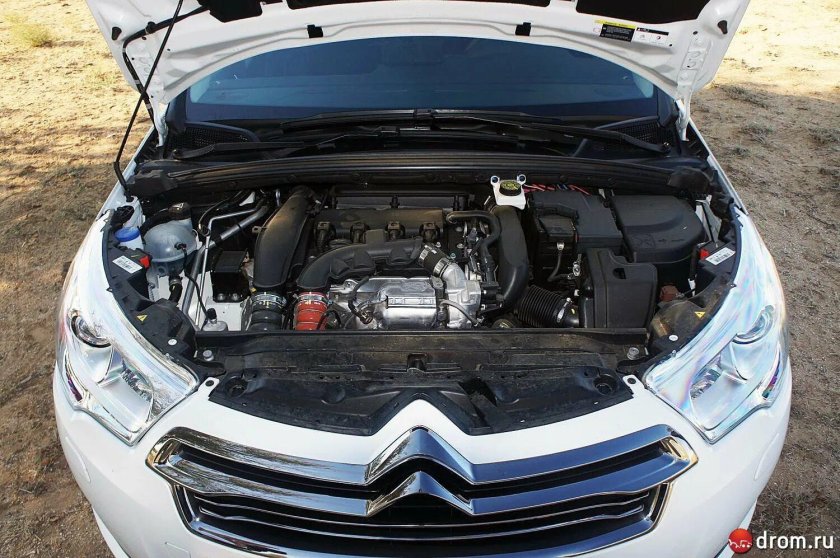 Ситроен с4 седан моторный отсек