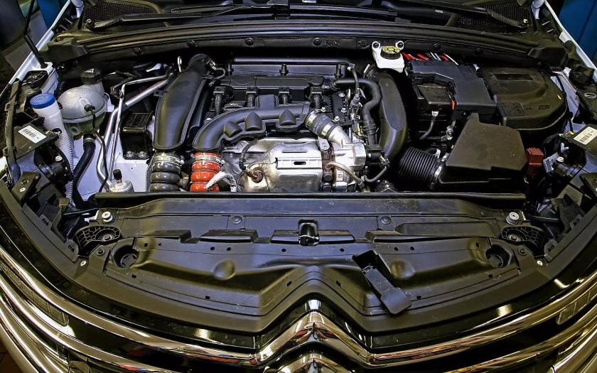 Ситроен c4 моторный отсек