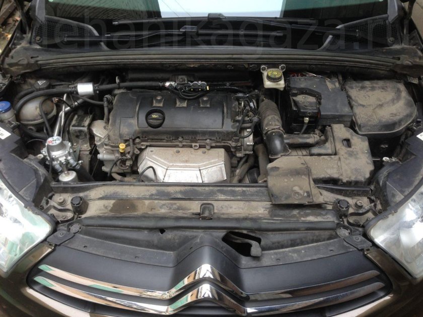 Ситроен c4 моторный отсек