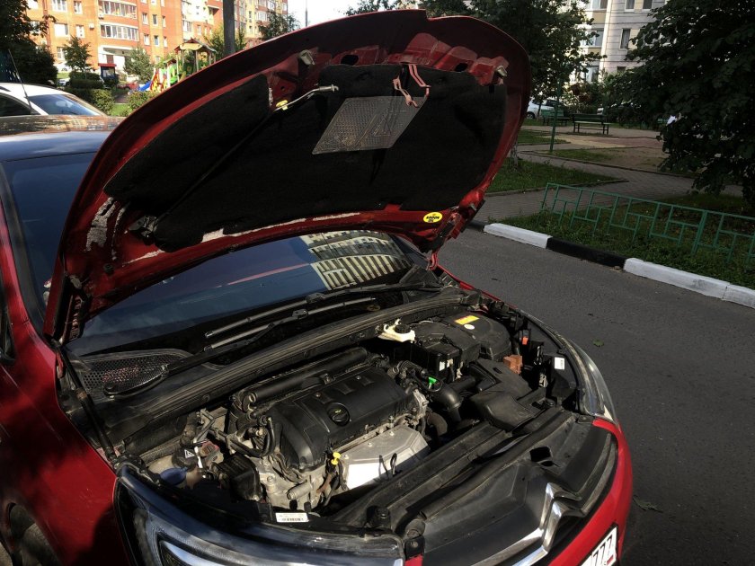 Citroen c4 под капотом