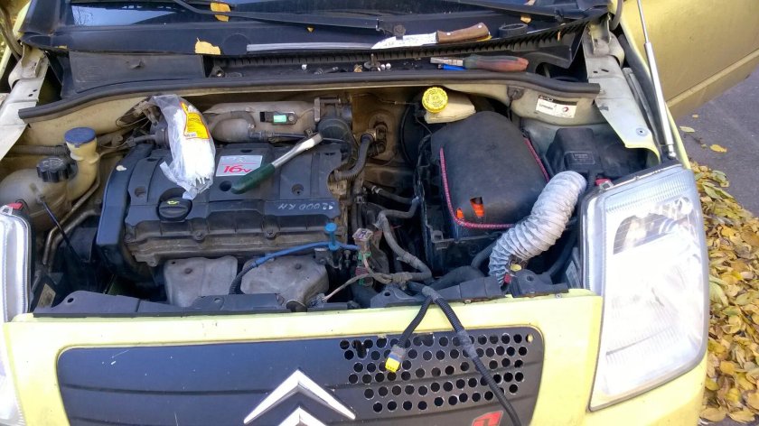 Ситроен с2 под капотом