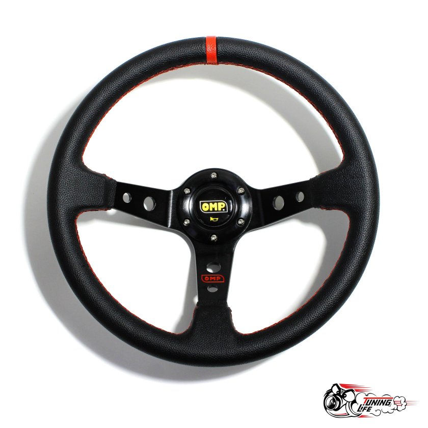 Руль OMP замша