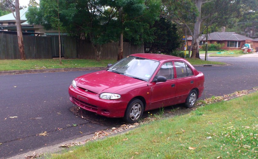 Хендай excel купе 1998 год