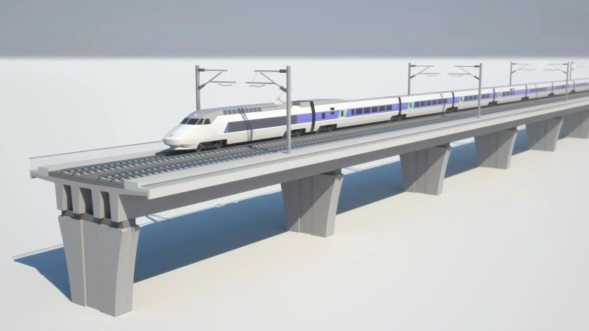 Безбалластное полотно ВСМ