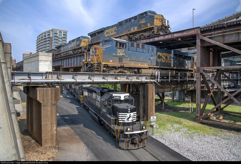 Норфолк Вирджиния железная дорога